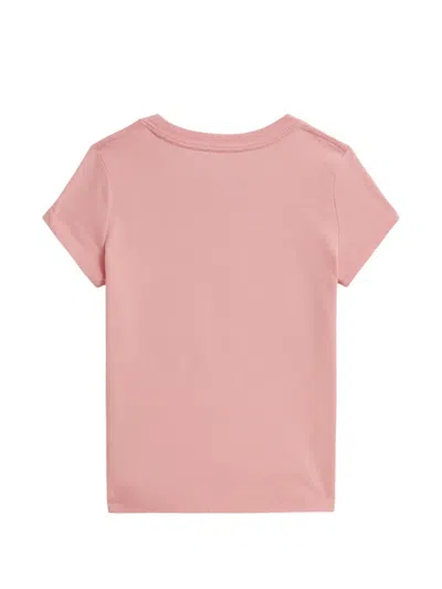 Polo Ralph Lauren Bear-print T-shirt In Pink