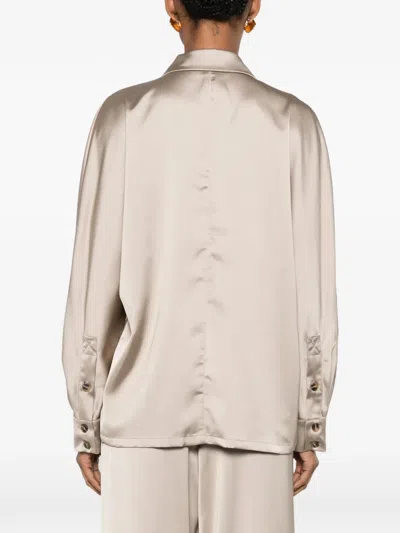 Imperial Double-breasted Jacket In Neutral