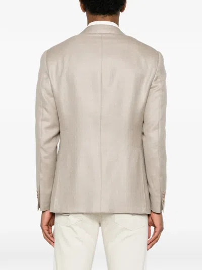 Canali Single-breasted Blazer In Multi