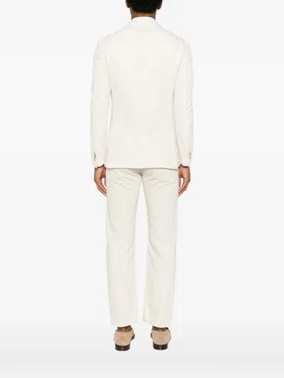 Canali Single-breasted Blazer In White