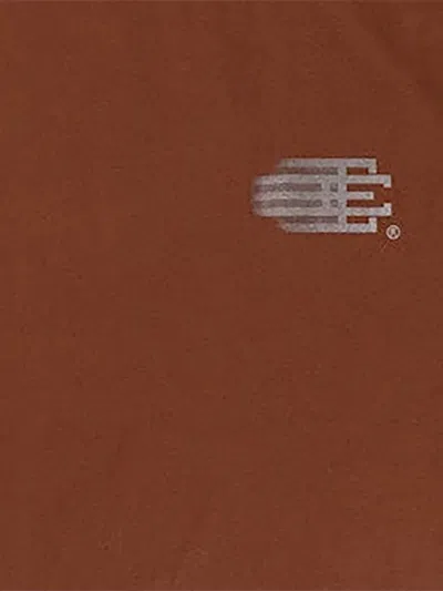 Eric Emanuel Logo-print T-shirt In Brown