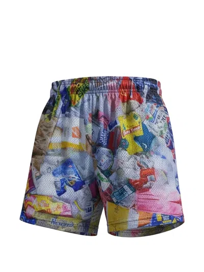 Eric Emanuel Ee Basic Graphic-print Shorts In Multi