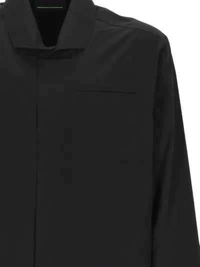 Macron Kyffin Rounded-hem Jacket In Black