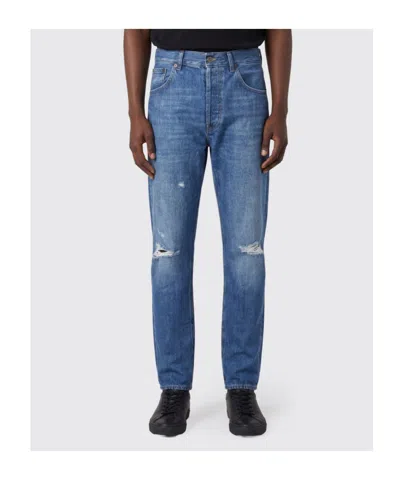 Dondup Distressed Jeans In Blue