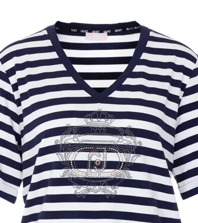 Liu •jo Liu Jo Striped T-shirt In Multi