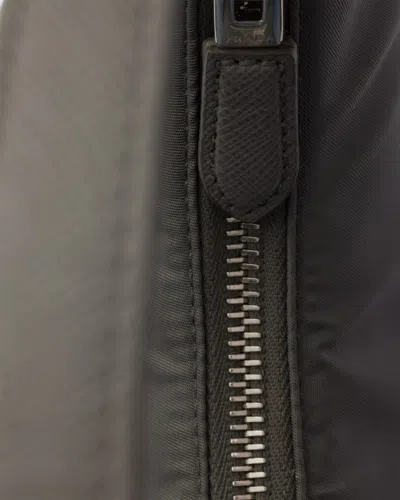 Prada Zipper Mini Bag In White
