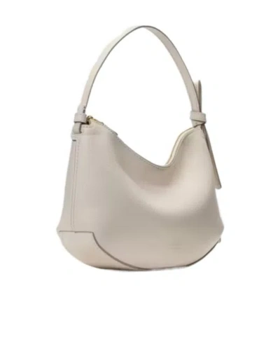 Kate Spade Loop Medium Pebbled Leather Shoulder Bag In Neutral