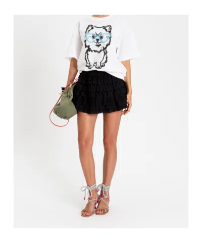 Twinset Graphic-print T-shirt In White