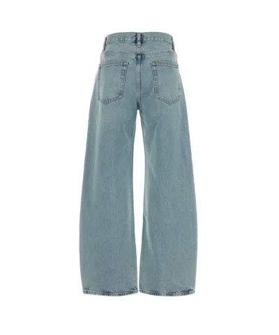 Frame Sky Blue Regular Jeans In Green