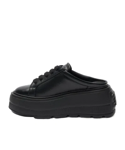 Casadei Nexus Platform Slip-on Sneakers In Black