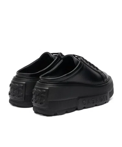 Casadei Nexus Platform Slip-on Sneakers In Black