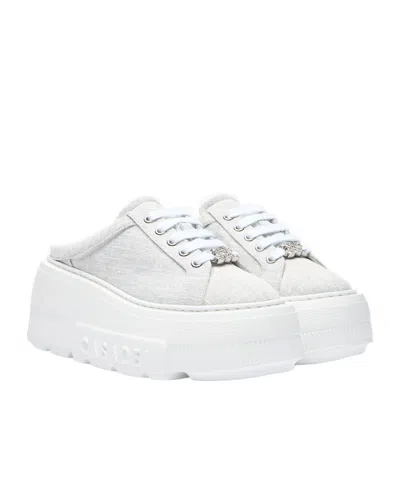 Casadei Sneakers Sabot Cassiopea - Woman Sneakers White 38.5 In White