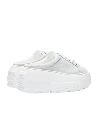Casadei Sneakers Sabot Cassiopea - Woman Sneakers White 38.5 In White