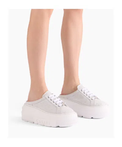 Casadei Sneakers Sabot Cassiopea - Woman Sneakers White 38.5 In White