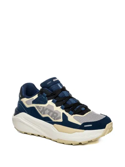 Extr4 Panelled Mesh-panel Sneakers In Blue