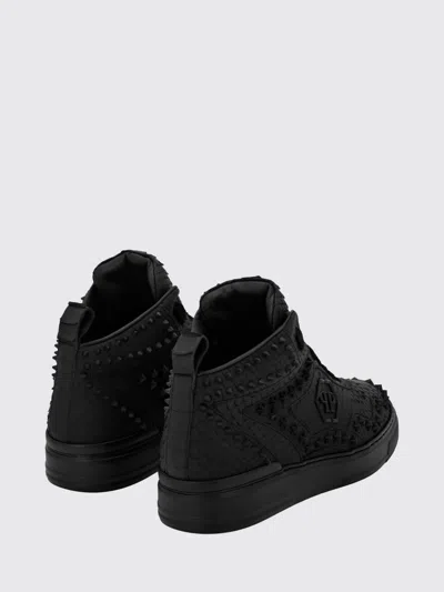 Philipp Plein Mid-top Sneakers Python In Black