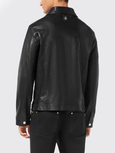Billionaire Leather Jacket In Black