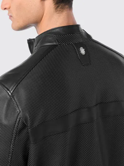 Billionaire Leather Jacket In Black