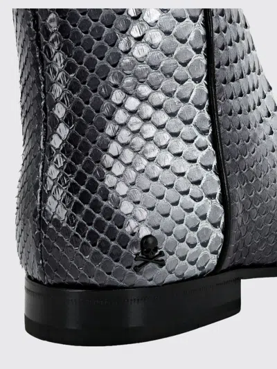 Philipp Plein Boot Men In Silver