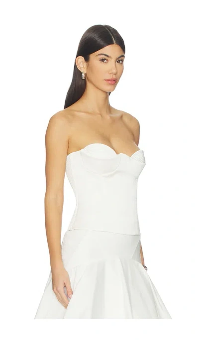 Anna October Raya Corset Top In White
