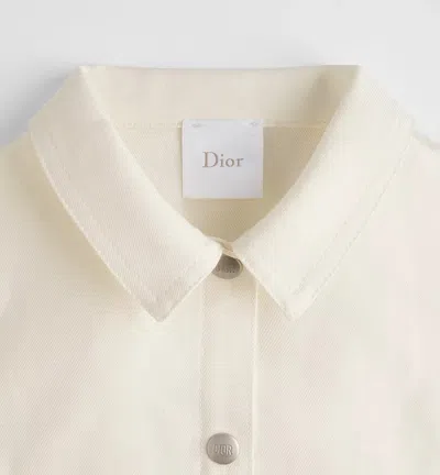 Dior Long Sleeve Jacket In White