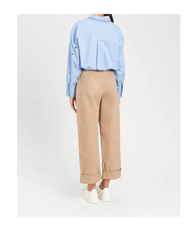 Twinset Pants In Neutral