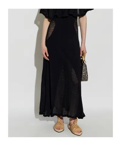 Lanvin Cocoon Flat Leather Mule In Black