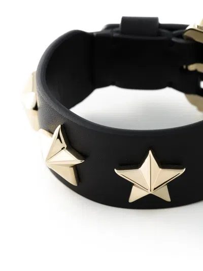 Givenchy Star Studded Cuff In Black