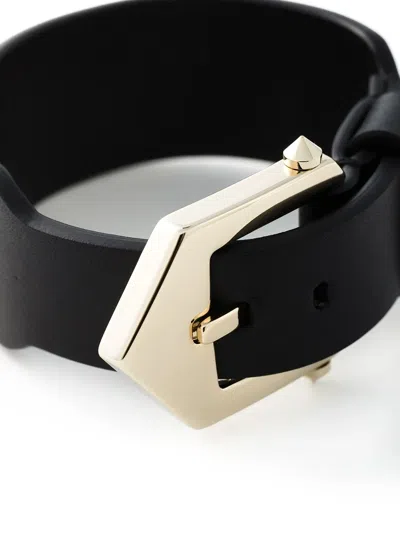 Givenchy Star Studded Cuff In Black