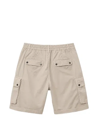 Mason's Multi-pocket Cargo Shorts In Neutral
