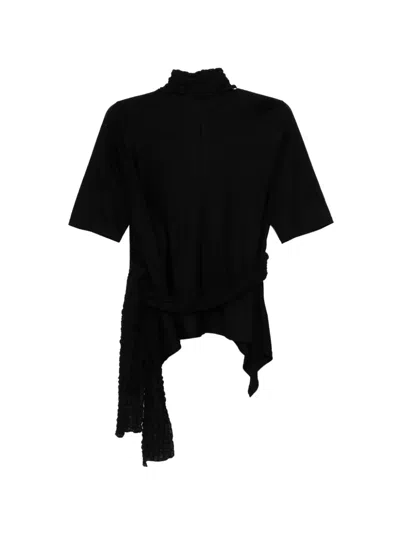 Limi Feu Shrinked T-shirt In Black