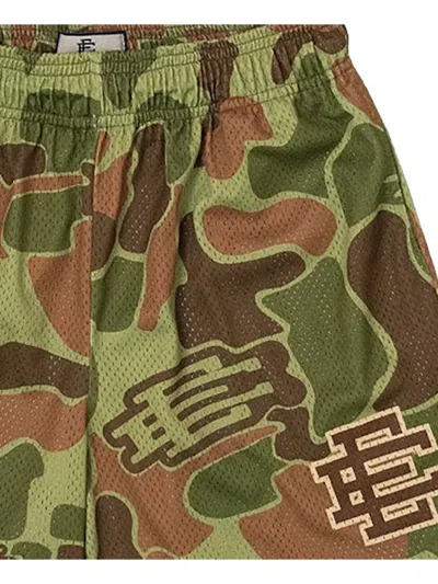 Eric Emanuel Ee Basic Camouflage-print Shorts In Green