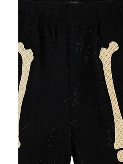 Eric Emanuel Bones Mesh Shorts In Black
