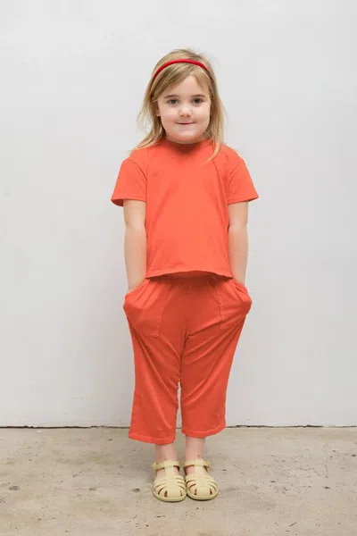 Leset Margo Bebe Tee In Orange