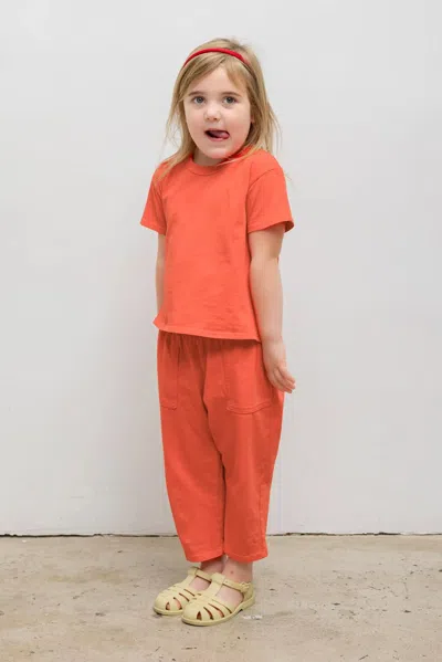 Leset Margo Bebe Tee In Orange