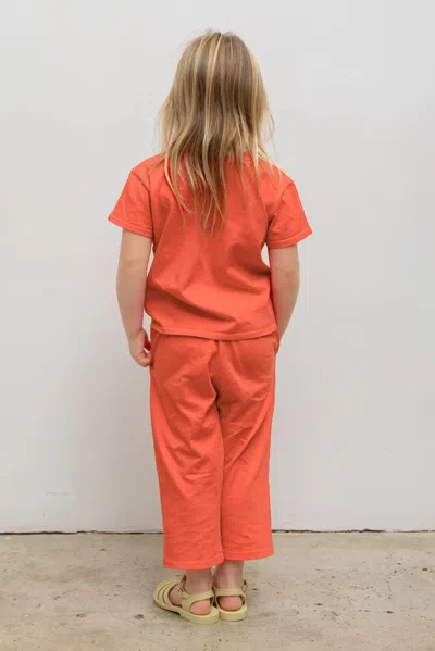 Leset Margo Bebe Tee In Orange