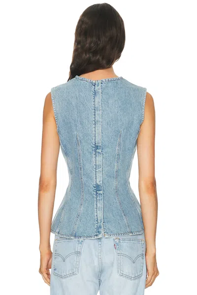 Agolde Corbin Shell Top In Blue