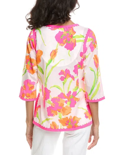 Gretchen Scott Embellished Icon Iris Top In Multi
