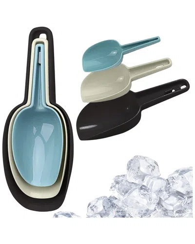 1947 Kitchen 6-pack Plastic Kitchen Scoop Set In Blue