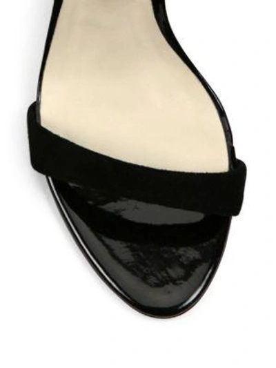 Shop Sophia Webster Chiara Butterfly Suede Sandals In Black-multi
