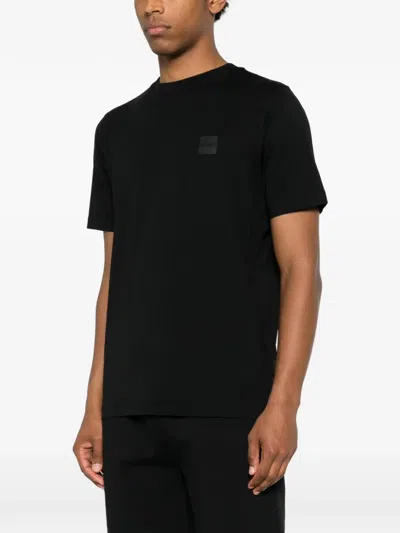 Outhere Logo-patch T-shirt In Black