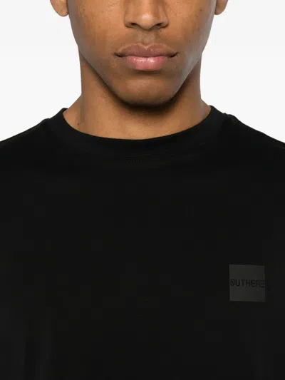 Outhere Logo-patch T-shirt In Black