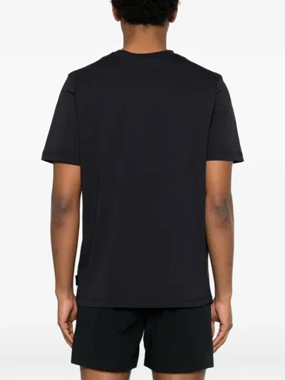 Outhere Logo-patch T-shirt In Black