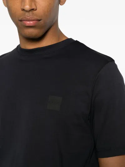 Outhere Logo-patch T-shirt In Black
