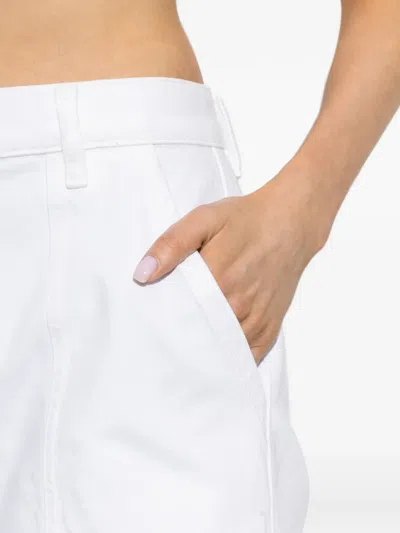 Frame Patch-pocket Jeans In White