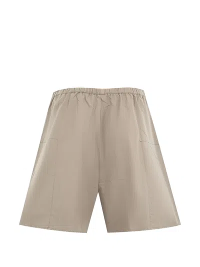 Deiji Studios Elasticated-waist Shorts In Brown