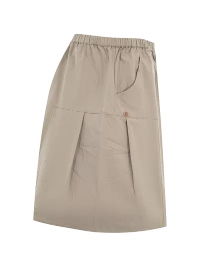 Deiji Studios Elasticated-waist Shorts In Brown