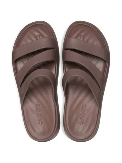 Crocs Getaway Strappy Triple-strap Slippers In Blue