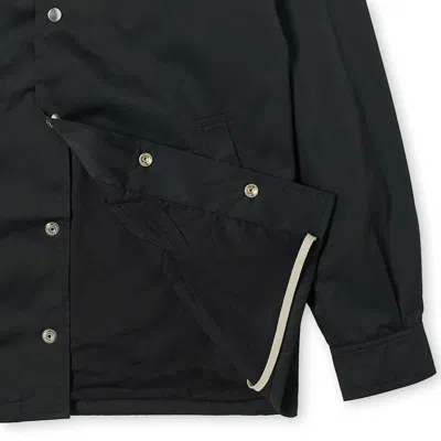 Rick Owens Snap-button Jacket In Black