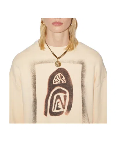 Acne Studios Logo-print Sweatshirt In Brown